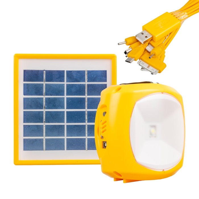 Pm-33399 Tek Panelli̇ Şarjli Solar Işildak Aydinlatma Seti̇