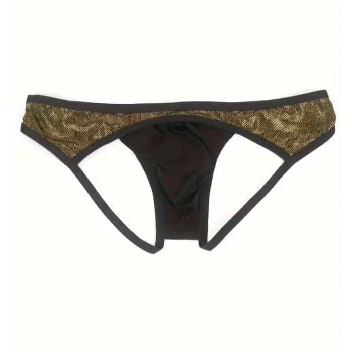 Erkek Gold Metalik Jockstrap İç Giyim