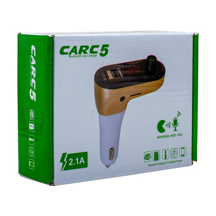 Hello Hl-19685 Carc5 Handsfree Çi̇ft Usb/Sd/Bluetooth 12-24 Volt Fm Transmitter (4172)