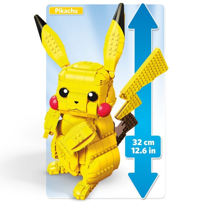 Fvk81 Mega™ Pokémon™ Jumbo Pikachu Figürü 825 Parça +8 Yaş