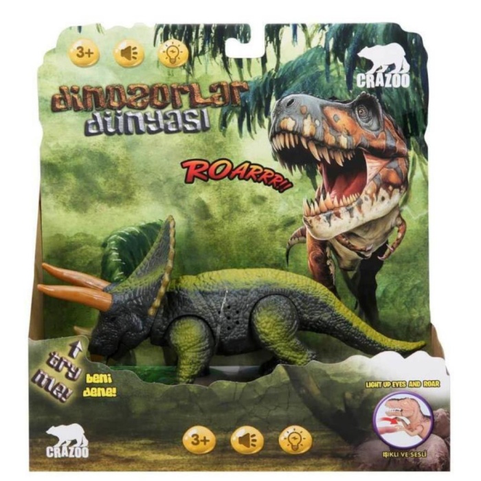 Triceraptors Dinozor Işıklı Sesli - Rs6171