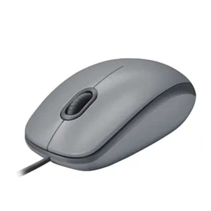 910-006760, M110 Gri, Usb Kablolu, 1000Dpi, Optik, 3 Tuşlu, Sessiz Mouse