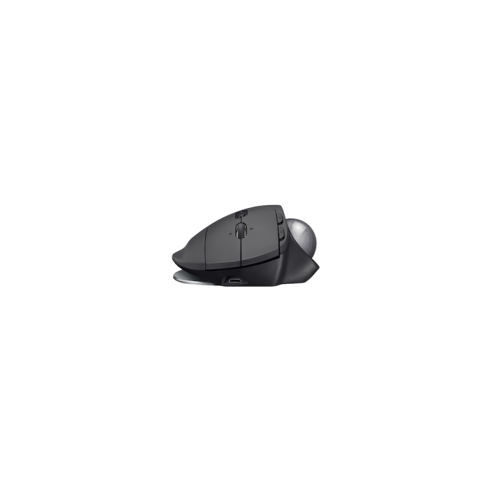 910-007260, Mx Ergo S Trackball Siyah,  Bluetooth, 2048Dpi, Optik, 8 Tuşlu, Kablosuz, Mouse