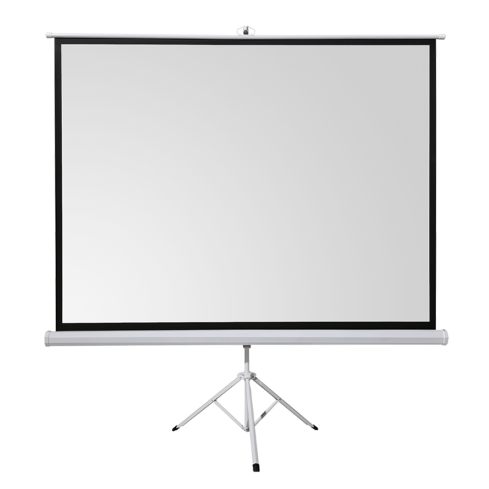 Tpp-240, 240X200, Tripod, Projeksi̇yon Perdesi̇, Arkası Siyah Fonlu, Taşınabilir Ayaklı Model