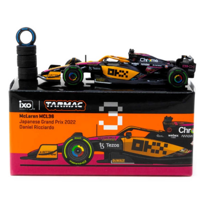 1/64 Mclaren Mcl36 Japanese Grand Prix 2022 Daniel Ricrdo #3 - Global64