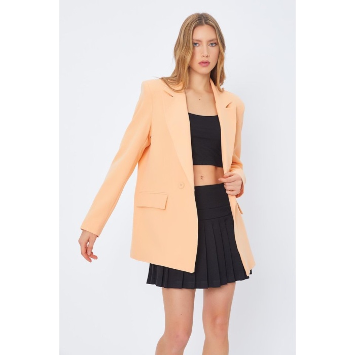 Oversize Blazer Ceket - Kavuniçi