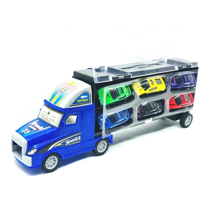 Taşınabilir Die Cast Metal Araçlı Kaydıraklı Tır