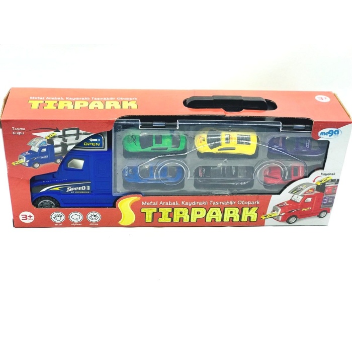 Taşınabilir Die Cast Metal Araçlı Kaydıraklı Tır