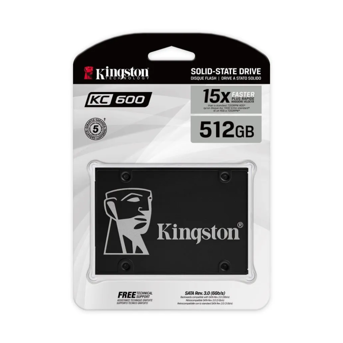 Kingston Skc600/512G, Kc600, 512Gb, 550/520, 2,5&Quot; Sata3, Ssd