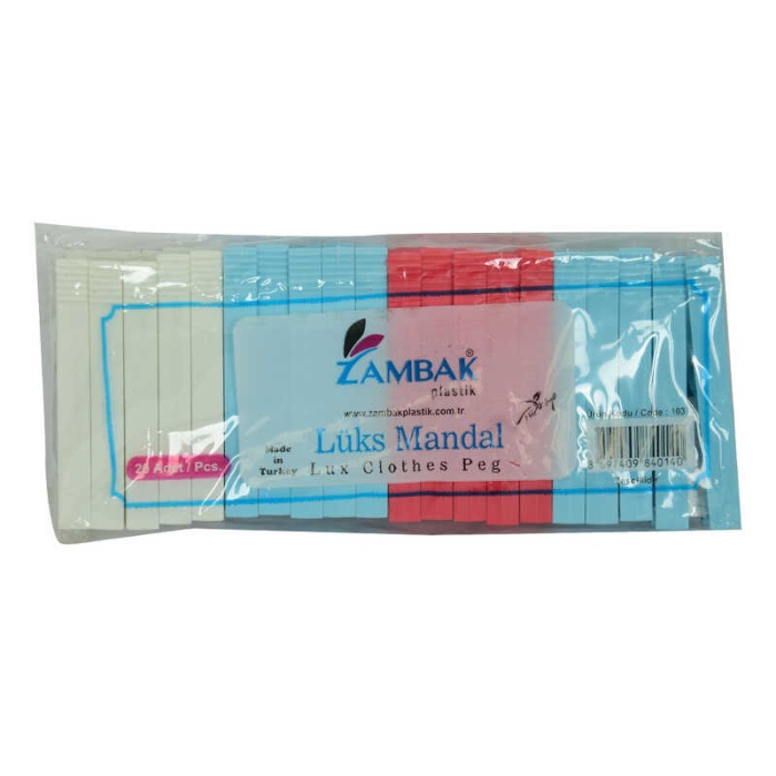 Plastik Lüks Çamaşır Mandalı  Renk Kod-103