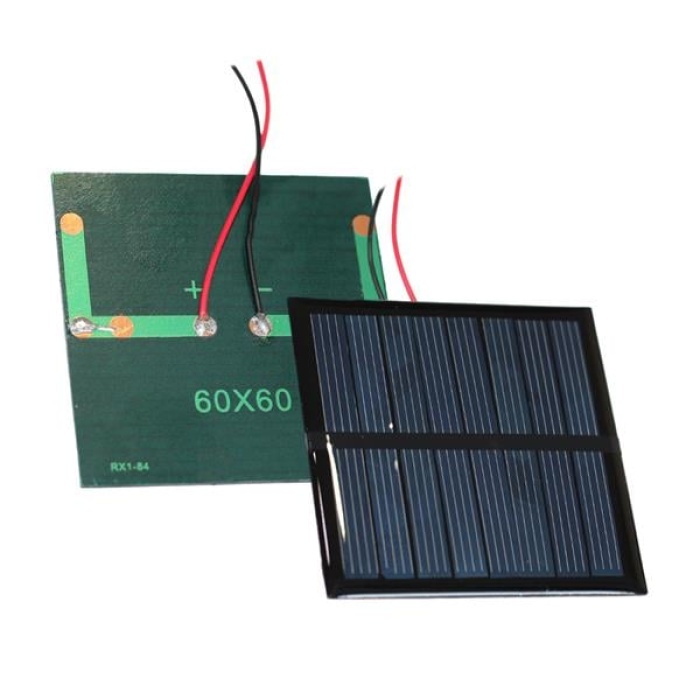 Gp-18279 Öğrenci̇ler İçi̇n 4.2 Volt - 0.6 Watt 60X60 Mm Solar Güneş Paneli̇