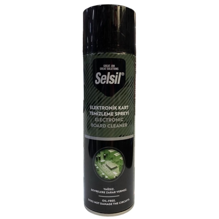 Selsil Elektronik Kart Temizleyici Sprey 500 Ml Yağsız