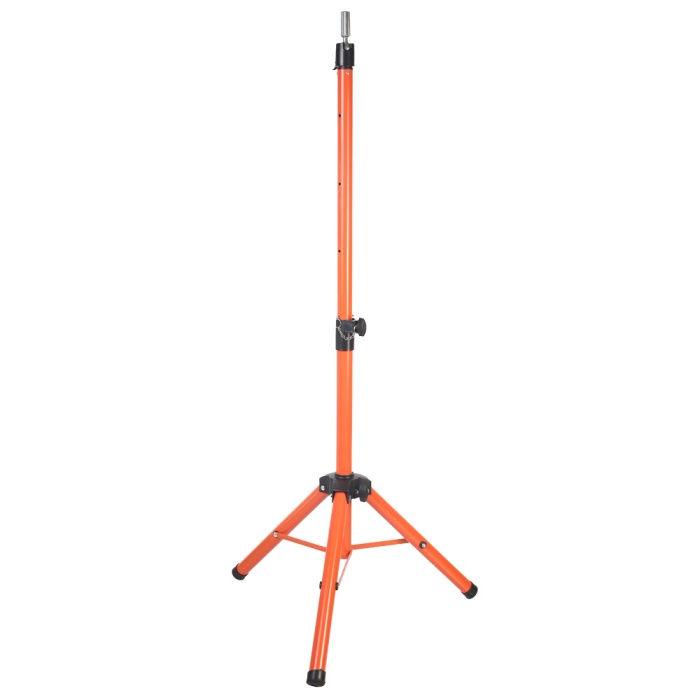 Kuaför Eğitim Mankeni İçin Metal Tripod / Turuncu + Taşıma Çantası