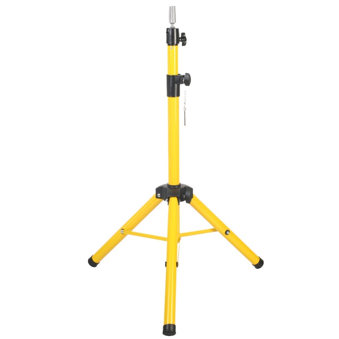 Kuaför Eğitim Mankeni İçin Metal Tripod / Sari + Taşıma Çantası