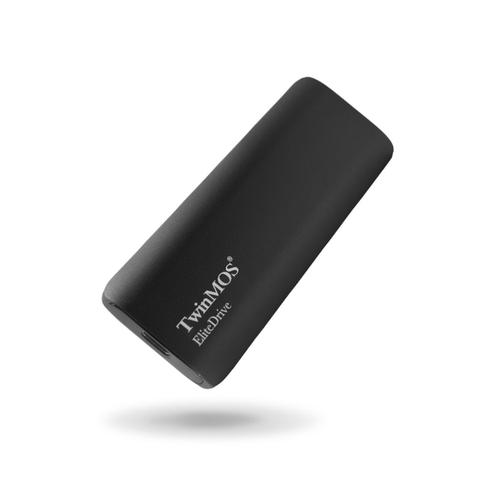 Twinmos Pssd2Tbmedb, 2Tb, Taşınabilir External Ssd, Usb 3.2, Type-C (Dark Grey)