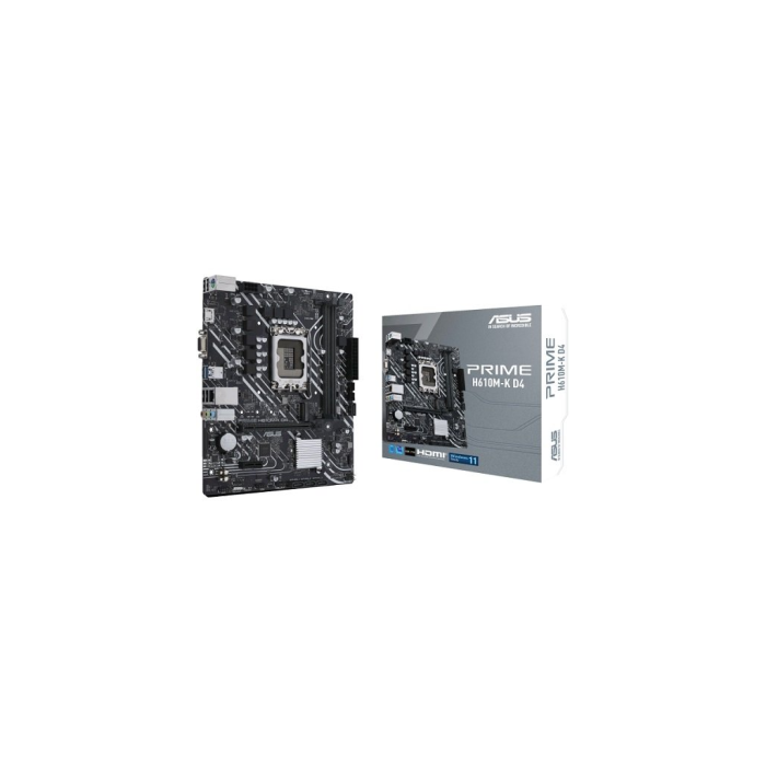 Asus Prime H610M-K D4, 2Xddr4, M.2, D-Sub, Hdmi, 12-13.14.Nesil, Lga1700 Soket, Anakart