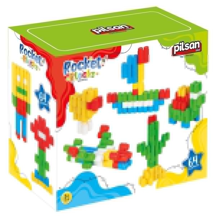 03 604 Rocket Bloklar 64 Parça -