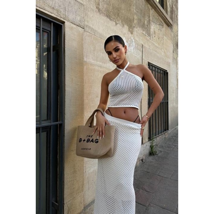 Sidney Kroşe Crop Takım 9843