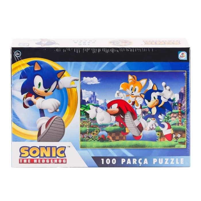 Soni̇c 100 Parça Puzzle -Lç