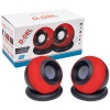 D-08L 1+1 USB MİNİ OVAL HOPARLÖR - SPEAKER (2*3 WATT - 4 OHM)