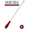  5 mm Uç 30 Cm Uzunluk Yıldız Uç Tornavida