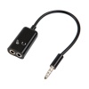 AUX 3.5MM STEREO TO MİKROFON KULAKLIK ÇEVİRİCİ 15CM SNOPY EK-7