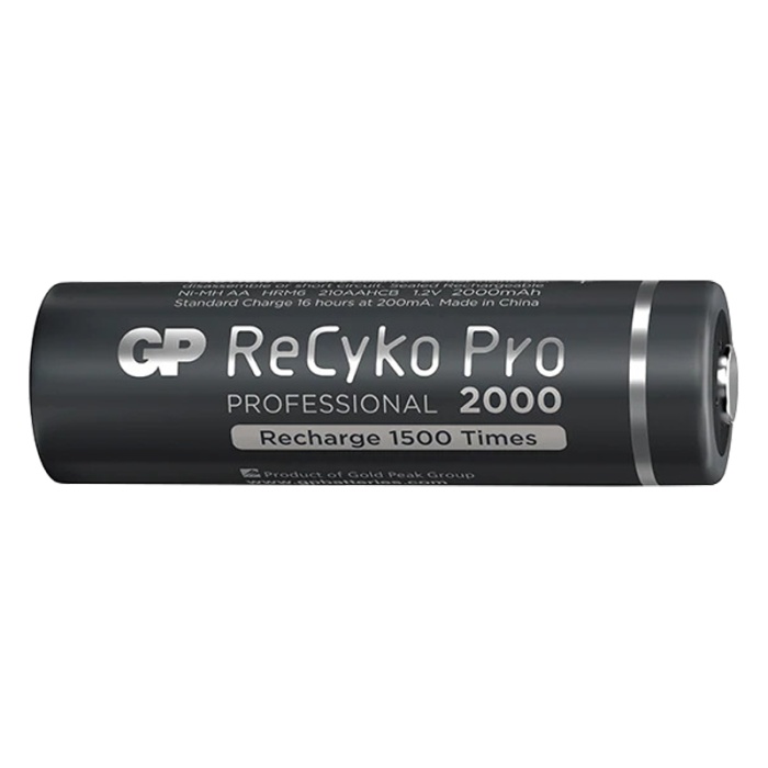 PRO AA 2000 MAH 4LÜ ŞARJLI PİL GP210AAHCB-2EB4 (GPRHC212B309)