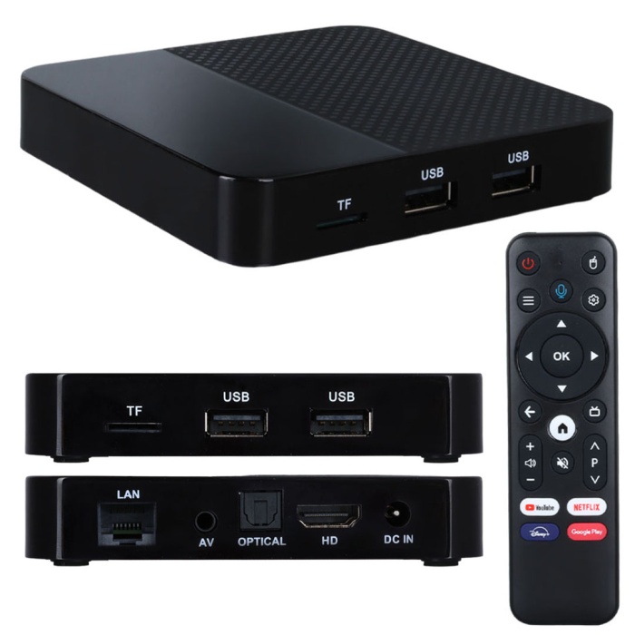 H616 4+64 2.4G+5G ANDROID BOX (ANDROID 12)