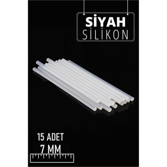  7 mm 15 Adet Sıcak Silikon