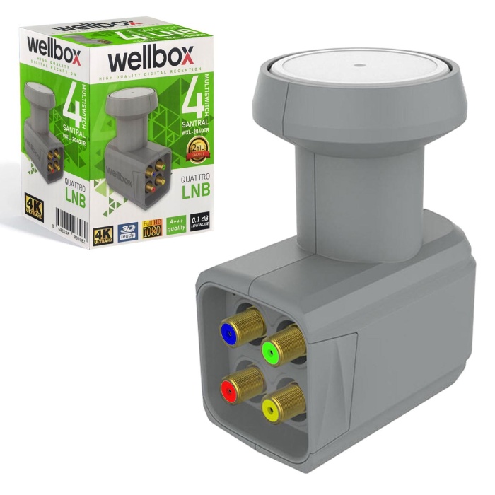  WXL-104/204QTR 4Lü Lnb Santral (Quattro) Gold 0.1Db 3D 4K