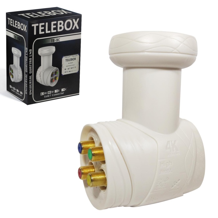 TB-XC 4Lü Lnb Santral (Quattro) Gold 0.1Db 3D Fhd 4K