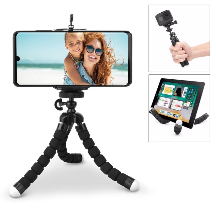 T-1 Tripod Telefon Tutucu Mini Elastik