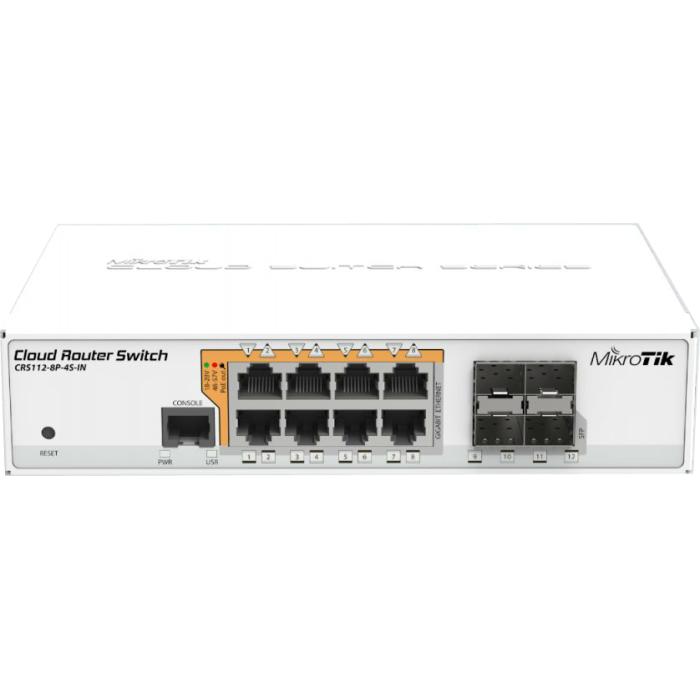 Cloud Router Switch CRS112-8P-4S  Poe ,Fiber Switch