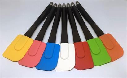 ShopZum Dekoratif Renkli Silikon SpatulaShopZum  Pratik Sevimli Spatula Kaşık