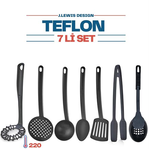 Xxl J.lewis 7 Li Teflon Yemek Hazırlama Servis Seti 717304