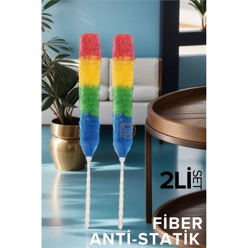 2 Li Set Fiber Toz Alma Püskülü California Design 719657