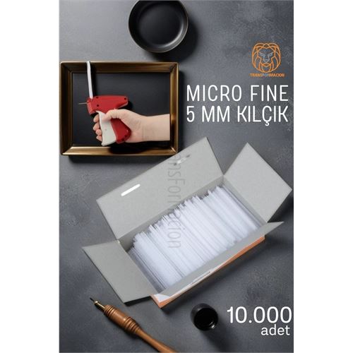 5Mm Şeffaf Kılçık Tabanca Yedeği 10.000 Adet 720338