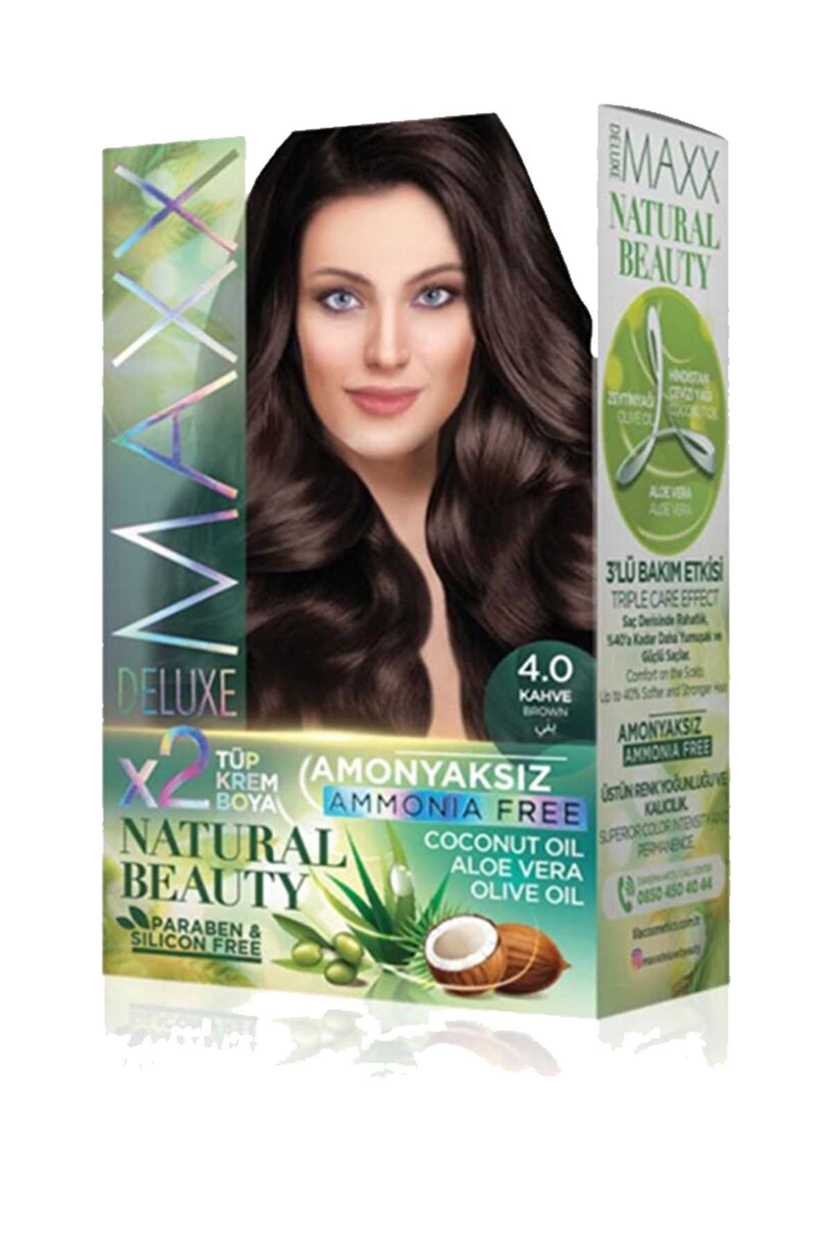 Natural Beauty Amonyaksız Saç Boyası 4.0 Kahve