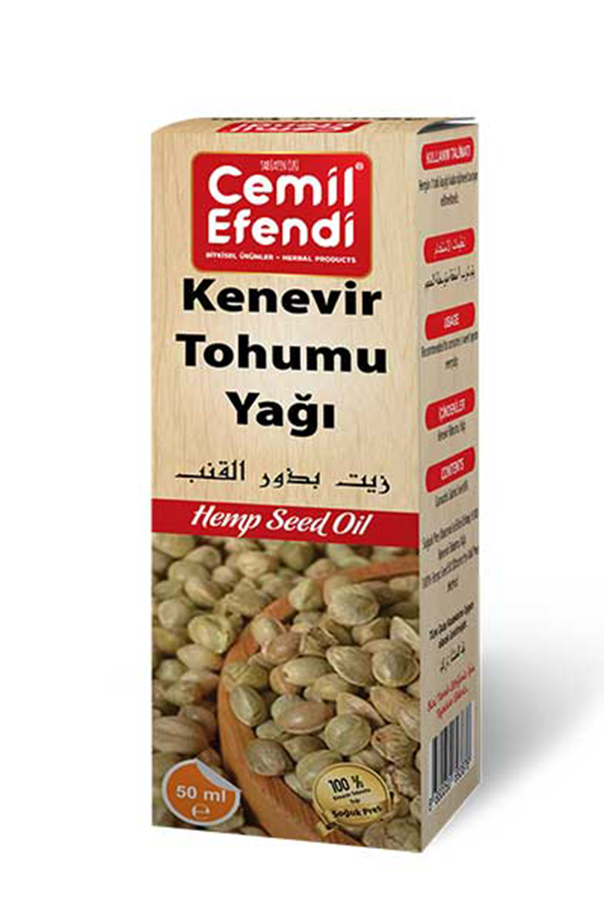 Kenevir Tohumu Yağ 50 Ml.