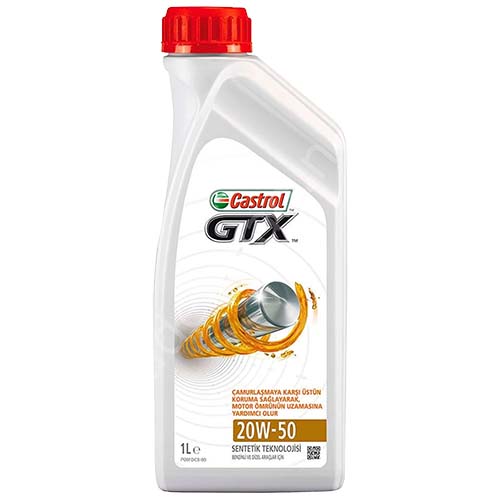 CASTROL GTX, LPG, 20W-50, mükemmel yağlama, güvenilir, etkili, izmir yağ sanayi, izmiryagsanayi