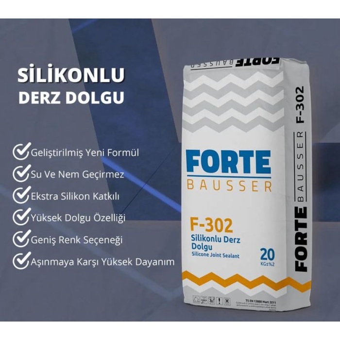 SİLİKONLU DERZ DOLGU HARCI BEYAZ 20 KG