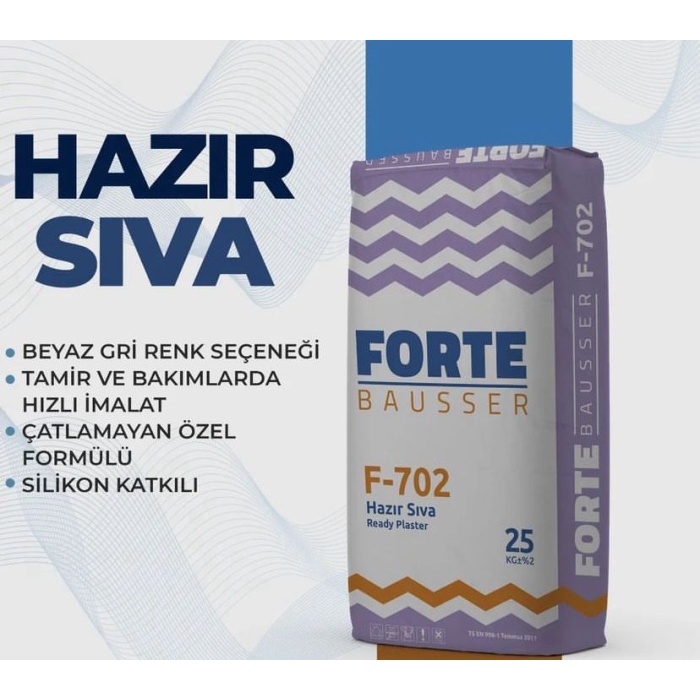 HAZIR SIVA GRİ/BEYAZ - 25 KG