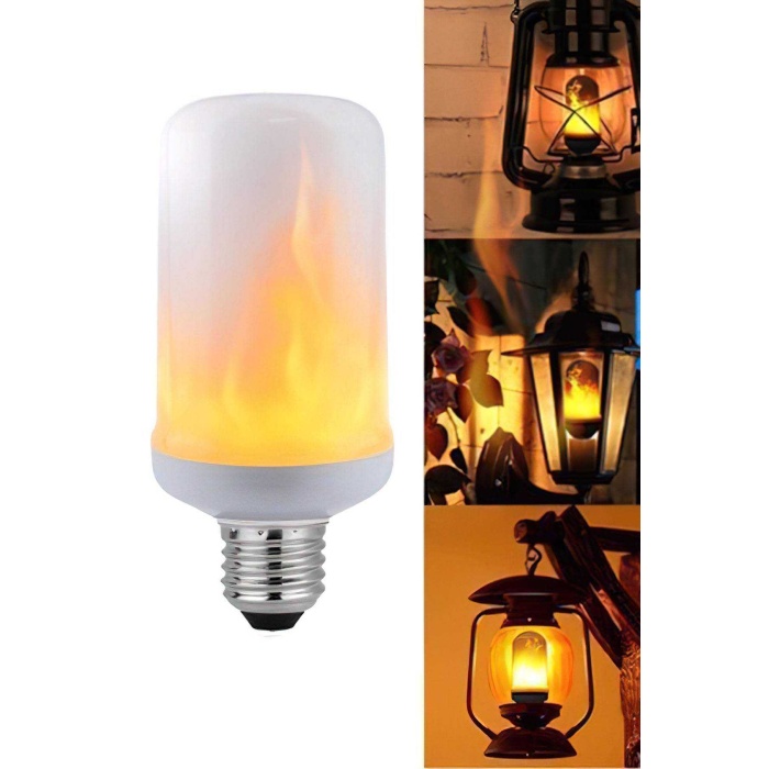 Alev Efektli Led Ampul 5W E27 Duylu 1500K Fireflux