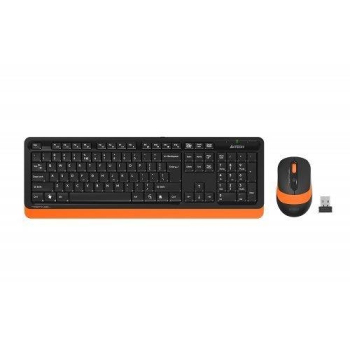 A4 TECH FG1010 TURUNCU Q MM 2.4G KABLOSUZ KLAVYE MOUSE SET