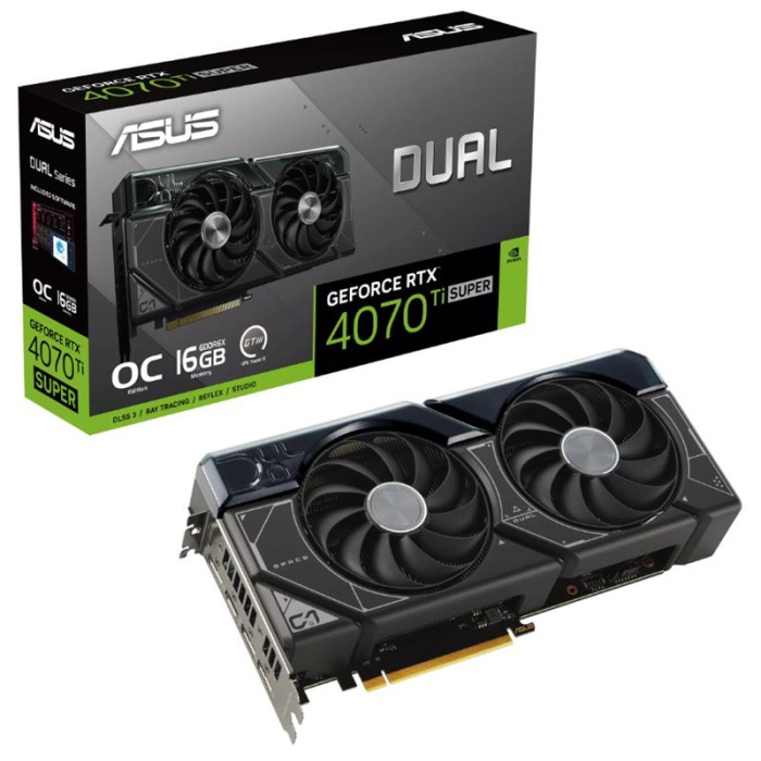 ASUS GEFORCE DUAL-RTX4070TIS-O16G 16GB GDDR6X 256BIT 1XHDMI 3XDP EKRAN KARTI