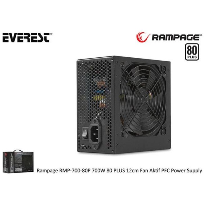 RAMPAGE RMP-700-80P 12 CM 80 PLUS POWER 700W