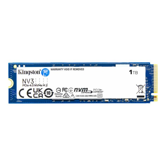 1 TB KINGSTON NV3 2280 GEN4 M.2 PCIE 4.0 NVME 6.000/4.000 SNV3S/1000G