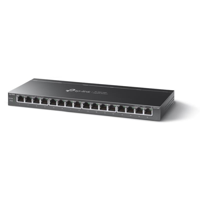 TP-LINK TL-SG116P 16 PORT POE+ 120W YÖNETİLEMEZ GIGABIT DESKTOP SWITCH