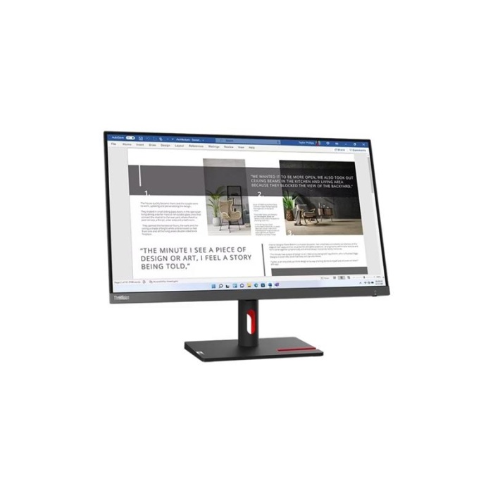 27 LENOVO THINKVISION S27I-30 63DFKAT4TK FHD 4MS 100HZ HDMI+VGA WLED MONITOR