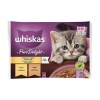 Whiskas Pouch Pure Delight Jöle İçinde Tavuklu ve Hindili Yavru Kedi Konservesi 85gr (4lü)